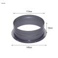 Duct Connector Flange Metal Ventilation System Straight Flange Connector 120mm. 