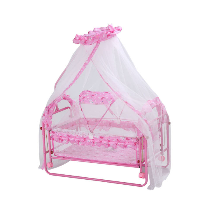 Newborn%20Babies%20Cot%20%7C%20Durable%20Metal%20Frame%20%7C%20Baby%20Swinging%20Crib%20With%20Mosquito%20Net%20%7C%20MD206%20%7C%20-%20Image%202
