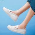 Women's Nursing Shoes PU Leather Flat Nursing Shoes Nurse Loafers Breathable White Working Shoes Walking Shoes for Restaurant Workers Office. 