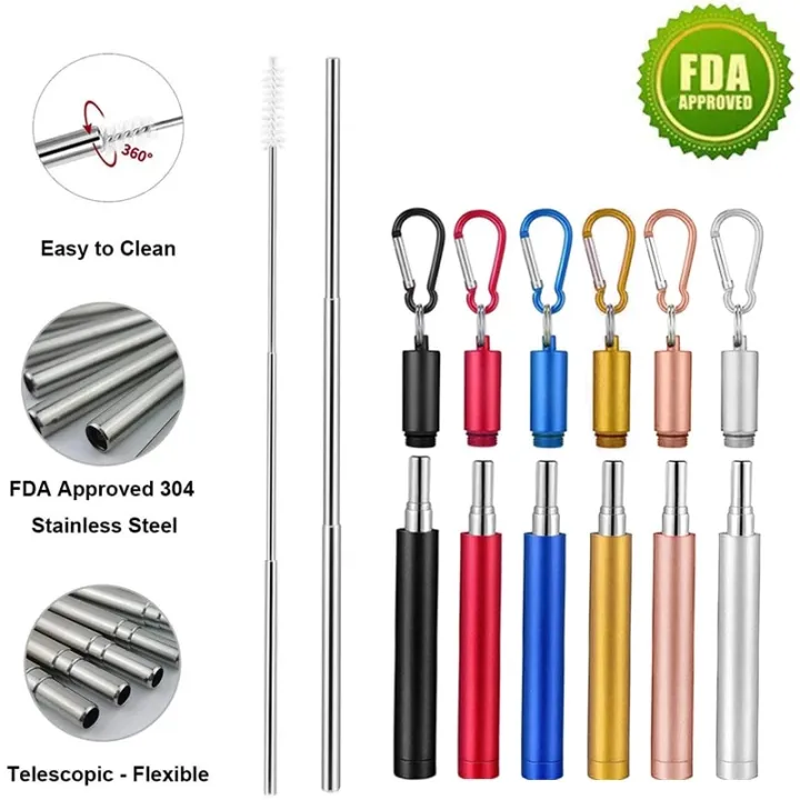 straw%20Reusable%20Stainless%20Steel%20Metal%20Telescopic%20Straw%20Collapsible%20Portable%20Travel%20Drinking%20Folding%20Straw%20Set%20with%20Cleaning%20Brush%20CaseParty%20Supplies%20-%20Image%203