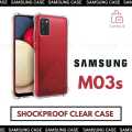 Shockproof Clear Case For Samsung Galaxy M03s Back Cover Transparent Silicone Case Soft Airbag Bumper Lens Protection Cute Design For Girls Boys New. 