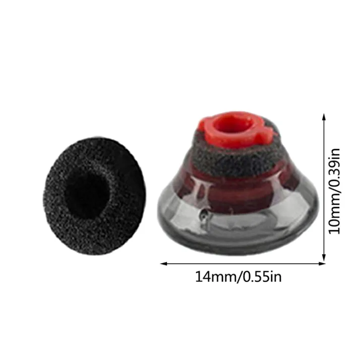 New Earplug Earphone Tip Soft Silicone Ear Pads Earbuds Tips Eargels Black Foam Accessories For Plantronics Voyager 5200 Earplugs