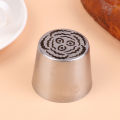 Kitchen accessories 1Pc SL49 Stainless Steel Russian Pretty Flower Icing Tip Pastry Piping Nozzle Tip DIY Cake Decorating Tool Kitchen Baking Gadget DFGGT. 