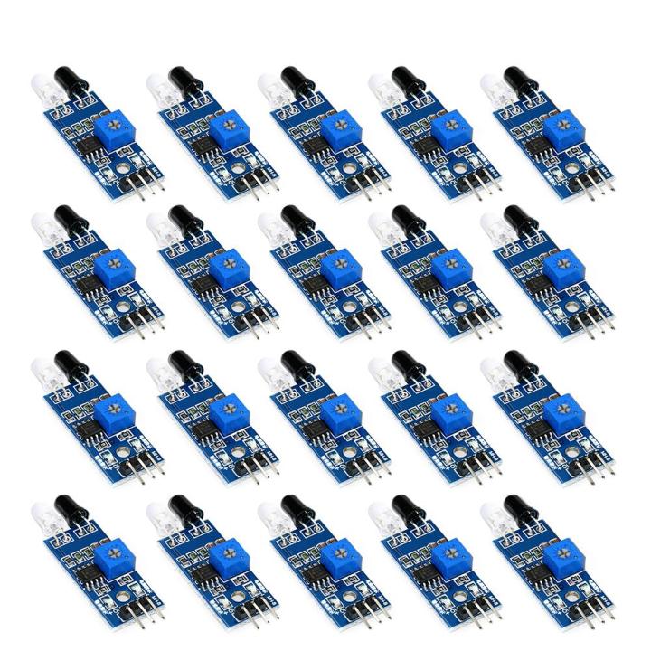 20pcs IR Infrared Sensor Modul-e Obstacle Avoidance Modul-e Board for Arduino Smart Car Robot