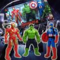 Avenger Action Figure Set Big Size Iron-man, Captain America and Hulk Avengers Infinity war Superheroes. 