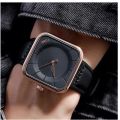 TOMI means gents brown leather strap square shape watch | HP595 |. 