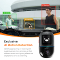 70mai Omni X200 Dashcam, Patented 360° Full View Rotatable Design, 24H AI Motion Detection, Parking Surveillance, Inbuilt GPS Logger, HDR Night Vision, Expanded ADAS, Voice Control 60 FPS (64GB). 