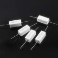 [5PCS] Cement Resistor 5W 0.47 Ohm Resistor, Ceramic Resistor Power Resistor, Precharge Horizontal Resistors Wirewound Resistor, Flame Resistance, Choke resistor. 