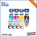 Epson T664 Black/Yellow/Magenta/Cyan Original Ink Bottle (PC694A, PC695A, PC696A, PC697A) | Printer Cartridges.lk | Best Price in Sri Lanka. 