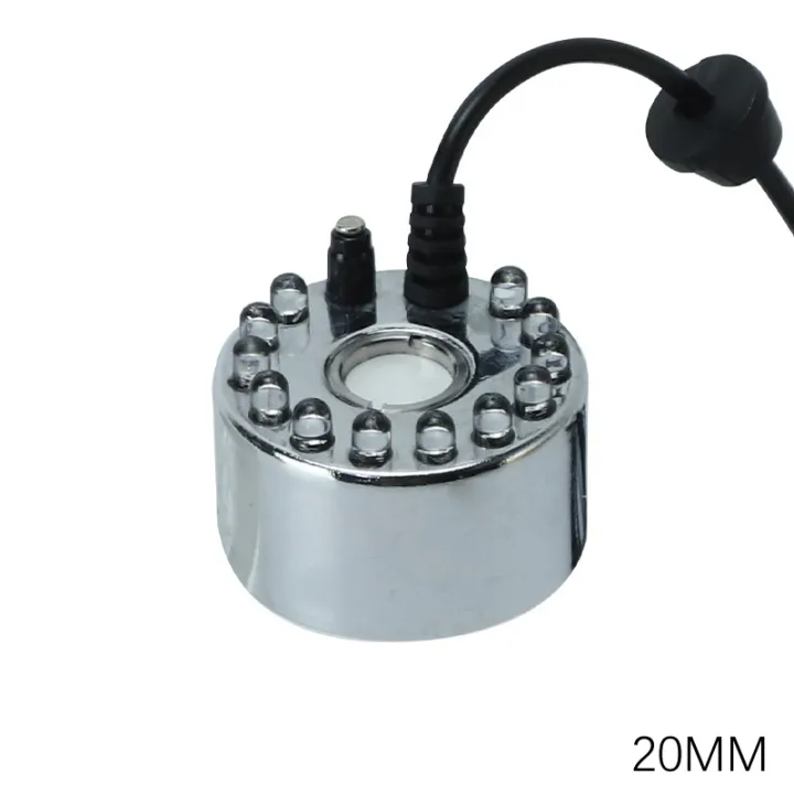 Halloween LED Water Fountain Pond Fogger Mini Mist Maker Fogger Pond Garden Nebulizer For Halloween Christmas Party Decoration Conbo