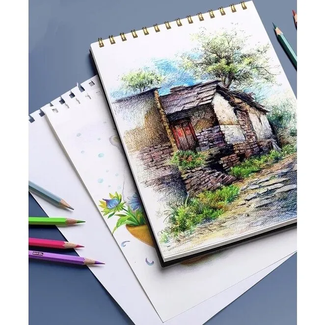 Sketch%20Book%20Drawing%20Art%20Paper%20Marker%20Pen%20Journal%2050%20Sheets%20Kertas%20Lukisan%20Painting%20Sketchbook%20A4%20-%20Image%207