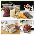 5*7CM - 100pcs/pack Resealable Zip Lock Bags Self Seal Clear Plastic Ziplock Poly Bag Food Storage Package. 