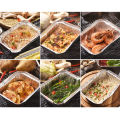 Disposable Aluminum Foil Pan Containers Takeout Pans with Lids for Baking Storing Heating Cooking Grilling Food 20PCS/Pack 2000ML. 