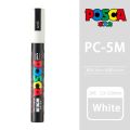【Hot】 1Pcs Japan UNI White Posca Markers Pens Acrylic Highlighter PC-1M/3/5M Graffiti Drawing Manga Stationery Art Supplies Stationery. 
