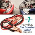 Jumper Cables 1000 AMP Booster Cable Heavy Duty Battery Jump Start, Vehicle Booster Cable with Heavy Copper Plated Jaws. 