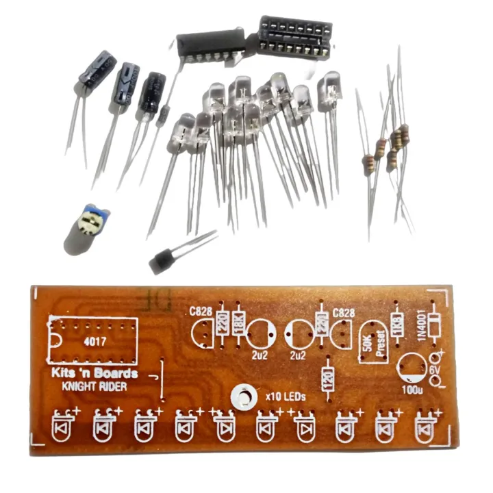 Knight%20Rider%20Flashing%2010%20LED%20DIY%20Circuit%20Kit%20with%20Parts%20and%20PCB%20-%20Assembly%20kit-%20Production%C2%A0Diy%C2%A0Kit-%20Night%20rider%20circuit%20-%20Image%206