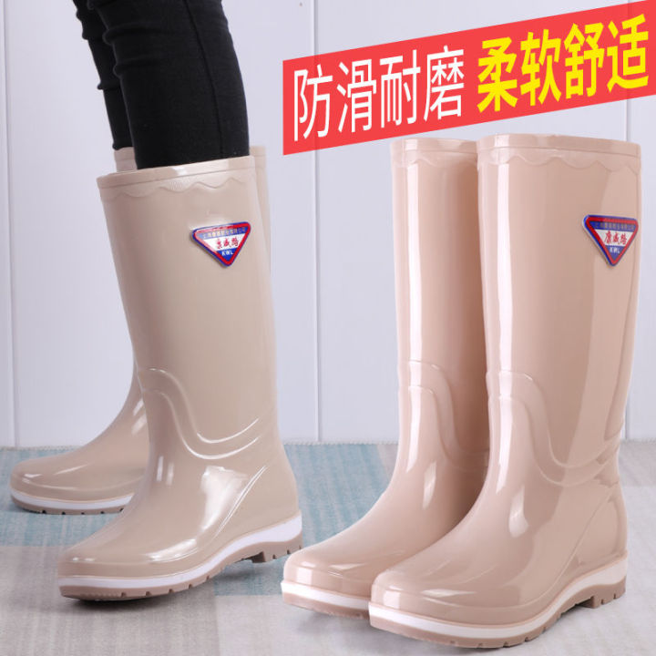 Women's%20Korean-Style%20Rain%20Boots%20Knee-High%20Socks%20Stocking%20Mid-Calf%20Crew%20Low-Cut%20Fashion%20Women's%20Rain%20Shoes%20Non-Slip%20Waterproof%20Rain%20Boots%20Rubber%20Boots%20-%20Image%206