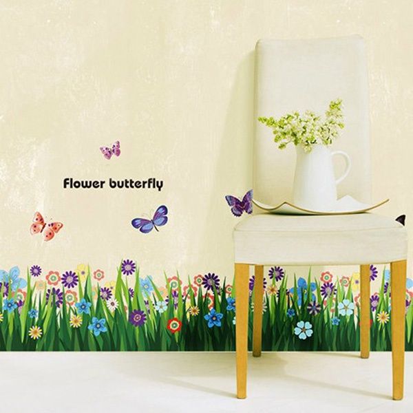 Flower%20Wall%20Stickers%20DIY%20Door%20Decor%20Butterfly%20Art%20Vinyl%20Decal%20Colors%20Kids%20Room%20Life%20-%20Image%206