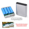 DIY USB 4*18650 Power Bank Battery Box for Mobile Phone Charger Portable DIY Shell Case 18650 Battery Storage Box Holder 4 Slot. 