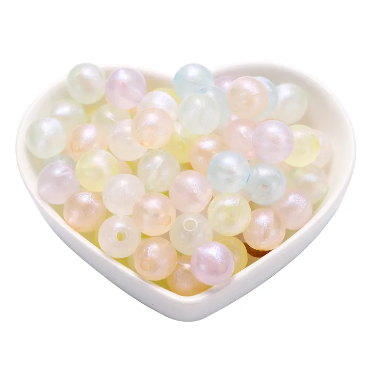 30/50pcs%208mm/10mm%20Macaron%20Color%20Beads%20Fluorescent%20Acrylic%20Loose%20Beads%20For%20Bracelet%20Necklace%20Making%20-%20Image%206