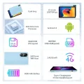 PRITOM TOUCH 10 Plus 10 Inch Android 13 Tablet, 8(4+4)GB+64GB 1TB Expand. 