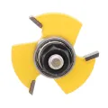 Drillpro 6mm Shank 3Tooth T Mortise TenonKnife Tools DIY Woodworking Milling Cutter Tongue Groove Router. 