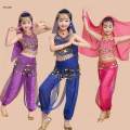 Kids Belly Dance Costumes Set Oriental Kids Indian Dance Costume. 