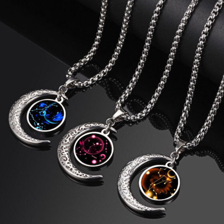 Chain%20Necklace%2012%20Constellation%20Moon%20Pendant%20Women%20Necklace%20-%20Image%206