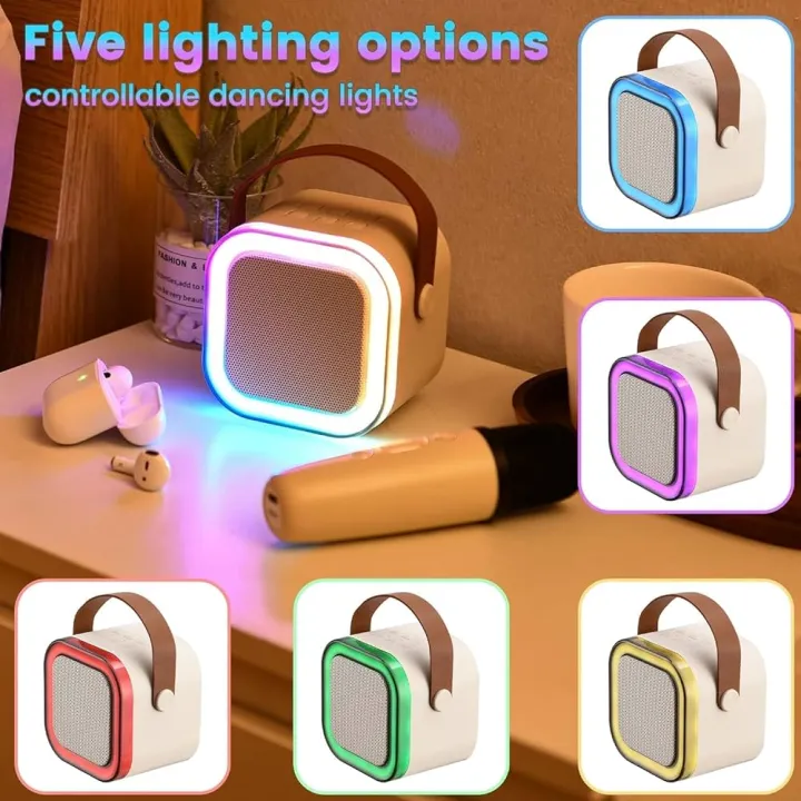 Mini%20Portable%20Karaoke%20Speaker%20with%20Wireless%20Microphone%20LED%20Light%20Karaoke%20Player%20K12%20-%20Image%205