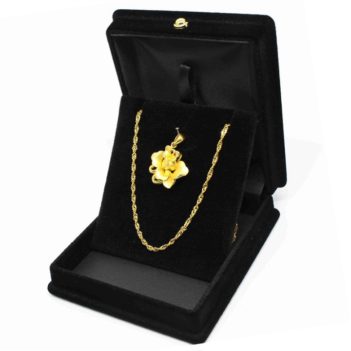 1%20x%20Velvet%20Necklace%20Chain%20Jewelry%20Display%20Storage%20Box%20Gift%20-Black%20-%20Image%203