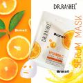 Dr.Rashel Vitamin C Sheet face Mask Brightening Hydrating Moisturizing Age Defying Reduce Fine Lines & Wrinkles - 1 Pc. 
