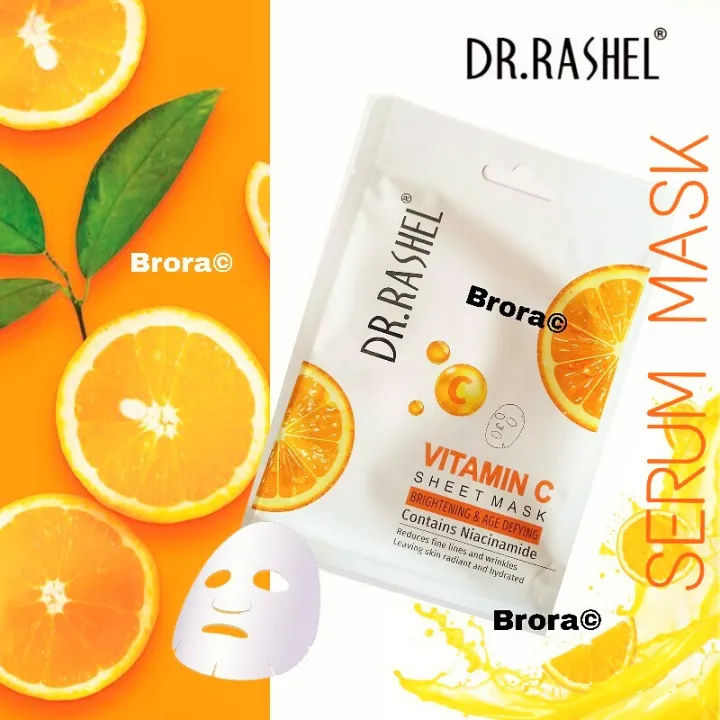 Dr.Rashel%20Vitamin%20C%20Sheet%20face%20Mask%20Brightening%20Hydrating%20Moisturizing%20Age%20Defying%20Reduce%20Fine%20Lines%20&%20Wrinkles%20-%201%20Pc%20-%20Image%202