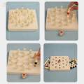 Memory Chess Toys Wooden Memory Chess Game for Kids Girls Birthday Gifts. 