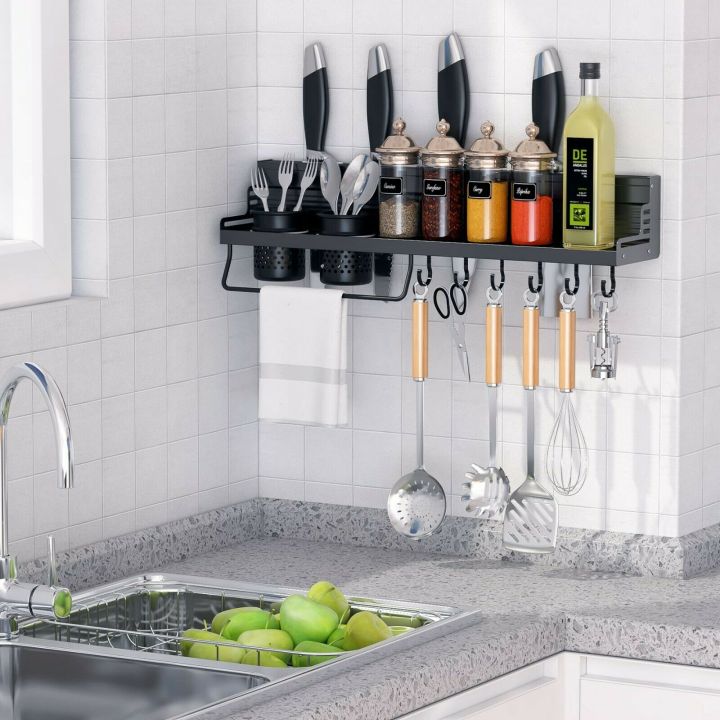 Cutlery Organizer Wall Shelf Knife Holder Wall Mounted | Daraz.lk