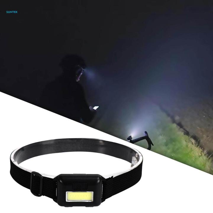 LED flashlights Elastic Light for Hiking Mountaineering Black