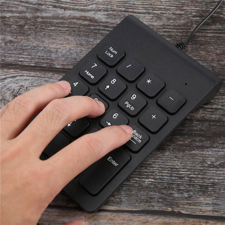 5X Mini USB Wired Numeric Keypad Numpad 18 Keys Digital Keyboard for ...