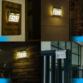 Solar House Number Display, Waterproof Solar Address Sign Fast Heat Dissipation LED for Enclosure. 