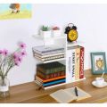 VTEC HOME Modern Desktop Bookshelf Small Bookshelf Assembled Countertop Bookcase Literature Holder Accessories Display Rack Bookcase & Shelving Home Office Stand Kids Furniture Room Storage Organizer Space Saver Office Supplies Desk Organizer - DB 225. 