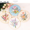 Poplikdfr Full Range Embroidery Kit, Flower Pattern Embroidery For Starter, Bouquet Embroidery Kit With Full Tools Materials Instructions For Beginners DIY Arts Crafts. 