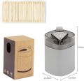 Toothpicks Holder Dispenser, Pop-Up Automatic Tooth Pick Holder Dispenser, Toothpick Storage Box. 