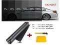 Car Tint Sticker Anti Scratch Protector Van SUV Jeep Windows Sun Shade Window Tint Film Black For 4 Door Windows UV-Proof Scratch Resistant for Auto Car House DIY Design 5% / 25%. 
