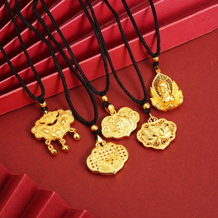%E3%80%90New%20arrival%E3%80%91Ruyi%20Lotus%20New%20Chinese%20Necklace%20Women's%20All-match%20High-end%20Style%20First%20Jewelry%20Long-term%20No%20Fading%20Yiwu%20Accessories%20-%20Image%202
