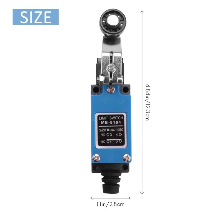 10Pcs%20ME-8104%20Momentary%20Roller%20Arm%20Type%20Limit%20Switch%20for%20CNC%20Mill%205A%20250V%20ME8104%20Mini%20Switch%20-%20Image%202