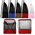 Pack Clothes Shoe Travel Bag Beach Backpack Mesh Drawstring Backpack Tote Sport. 