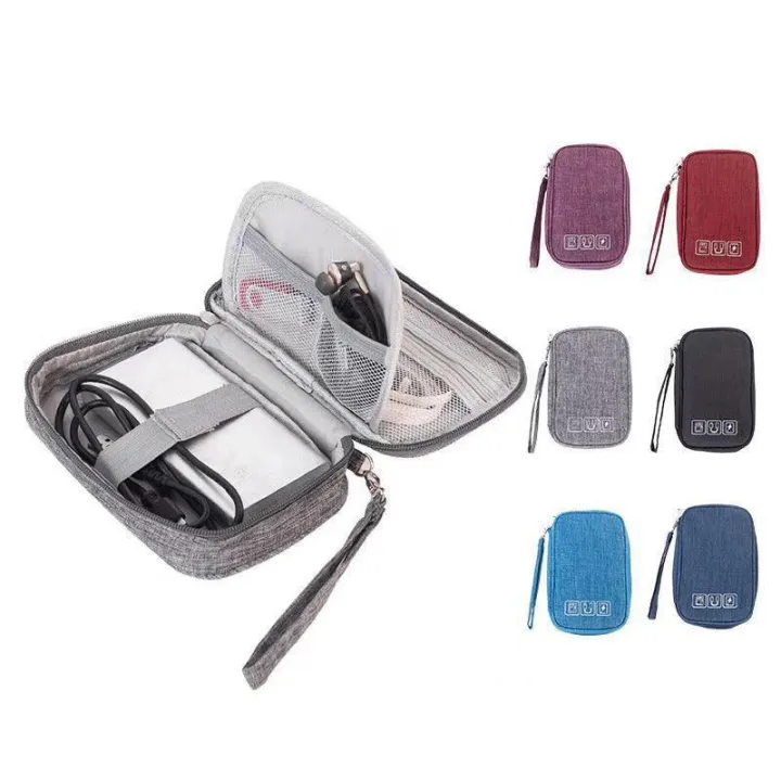 Digital Cable Bag Men Portable Travel Gadgets Pouch Power Cord Charger ...