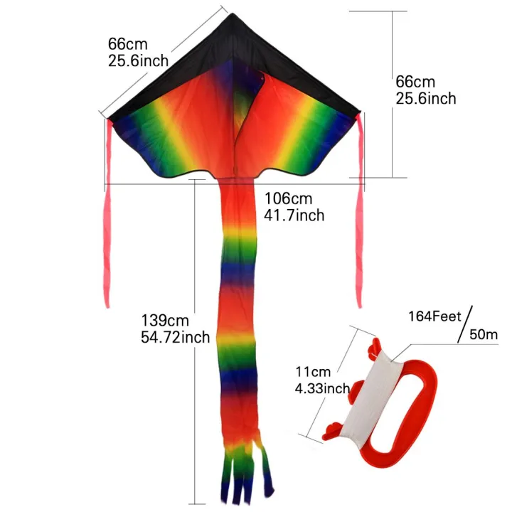 Outdoor%20Sky%20Dancer%20Toy%20Kite%20Polyester%20Fiberglass%20Triangle%20Flying%20Kite%20with%20Long%20Tail%20-%20Ramdom%20Color%20-%20Image%208