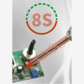 SI012 (T12-B2)Portable Mini Electric Soldering Iron Smart LED Digital Display Adjustable Temp Iron Built-in Buzzer. 