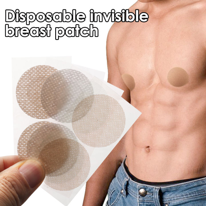 15Pairs Men Nipple Cover Adhesive Chest Paste Women Invisible Lift Underwear Running Anti Friction Disposable Nipples Stickers