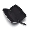 Sunglasses Case Sunglass Case Eyewear case Eyeglass case Sunglasses Case Glasses Case Eyewear Case Black Leather Box With Zipper Eyewear Case. 