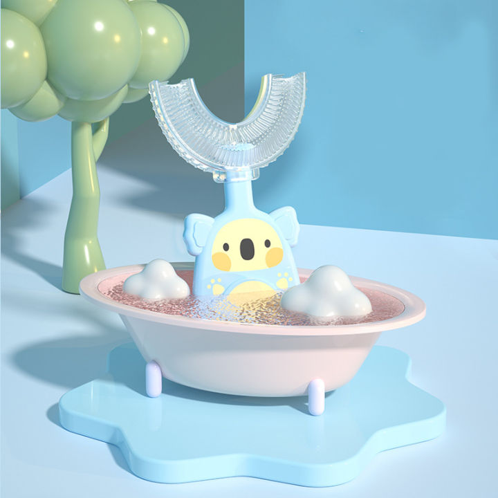 Cartoon%20Koala%20U-shaped%20Baby%20Toothbrush%20Soft%20Silicone%20Kids%20Teeth%20Oral%20Care%20Cleaning%20Safety%20Baby%20Boy%20Girl%20Children%20Toothbrush%20-%20Image%206
